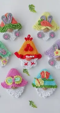Funny Rabbit Toys Easter Mini Gnomes Lyubov Volkova